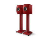 KEF S2 Floor Stand for LS50 Meta / LS50 Wireless II Crimson Red PAIR - Image 2