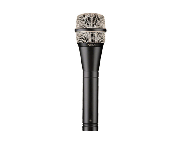 Electro-Voice PL80a Dynamic Supercardioid Vocal Microphone Ultra-Low Noise Blk - Main Image