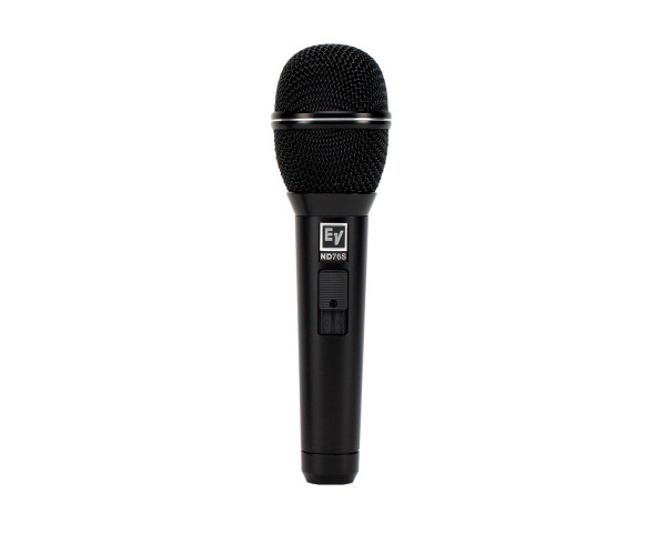 Electro-Voice ND76S Dynamic Cardioid Vocal Microphone with Switch Black - Main Image