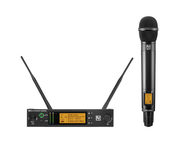 Electro-Voice RE3-ND76-8M CH70+Duplex Gap Handheld Mic System+ND76 Capsule - Main Image