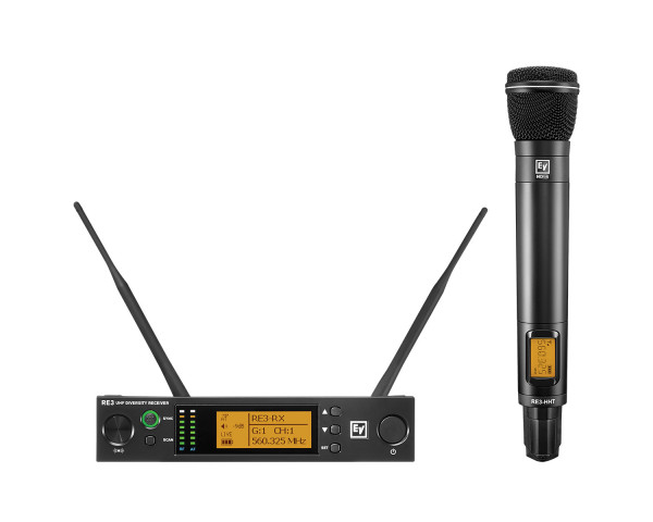 Electro-Voice RE3-ND96-8M CH70+Duplex Gap Handheld Mic System+ND96 Capsule - Main Image