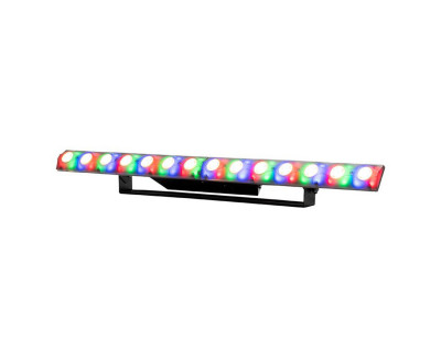 Frost FX W 1m Linear Bar with 14x3W White and 84 RGB LEDs Black