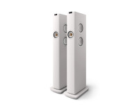 KEF LS60 Wireless 4x5.25 + 4 3-Way Floorstanding Speaker White PAIR - Image 1