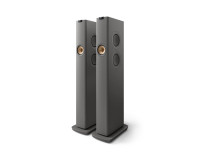 KEF LS60 Wireless 4x5.25 + 4 3-Way Floorstanding Speaker Grey PAIR - Image 1