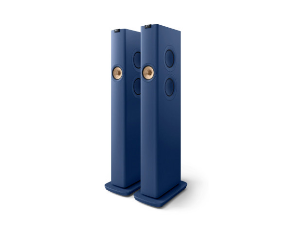 KEF LS60 Wireless 4x5.25 + 4 3-Way Floorstanding Speaker Blue PAIR - Main Image