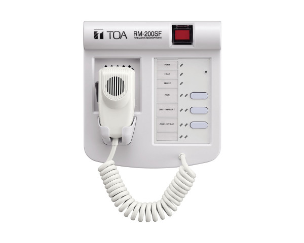 TOA RM200SF Remote Firemans Mic for SX2000 Voice Alarm Unit - Main Image