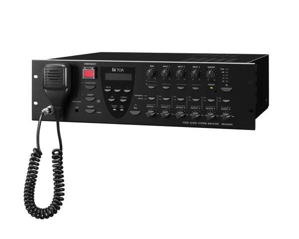 TOA VM3240VA VM3000-Series Voice Alarm System Amplifier 240W - Main Image