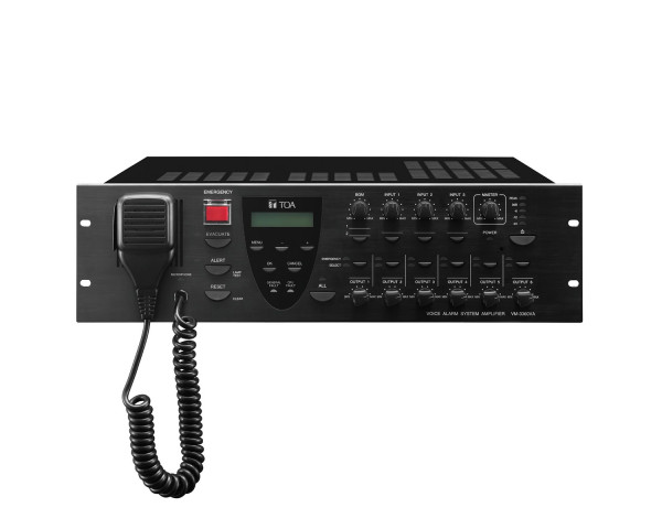 TOA VM3360VA  VM3000-Series Voice Alarm System Amplifier 360W - Main Image