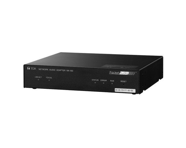 TOA NX100 Network Audio Adaptor for Audio Over IP - Main Image