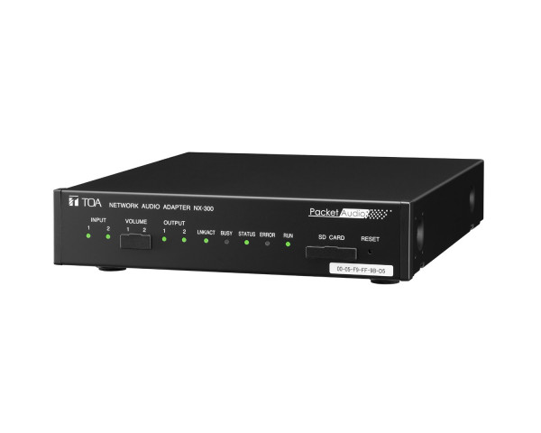 TOA NX300 Network Audio Adapter Exc Rack Kit 1U - Main Image