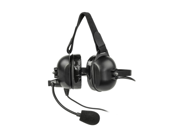 Listen Technologies LA-455 Headset 5 Over Ears Industrial with Boom Mic - Main Image