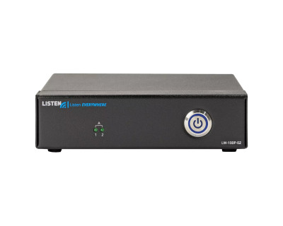 LW-100P-02-02 Listen EVERYWHERE 2-Channel Wi-Fi Server
