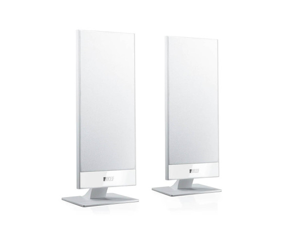 KEF T101 4.5 2.5-Way Ultra-Thin Satellite Speaker White PAIR - Main Image