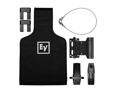 EVOLVE-WMK-NB Wall Mount Kit NL4 Connectors for EVOLVE Blk