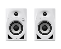 Pioneer DJ DM-40D-W 4 2-Way Class-D Active Desktop Monitor 19W PAIR White - Image 1