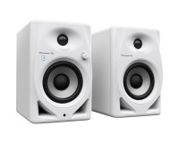 Pioneer DJ DM-40D-BT-W 4 2-Way Class-D Active Monitor Bluetooth PAIR White - Image 2