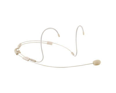 RE97-2TX Omni Ultraminiature Condenser 2-Ear Headworn Mic Beige