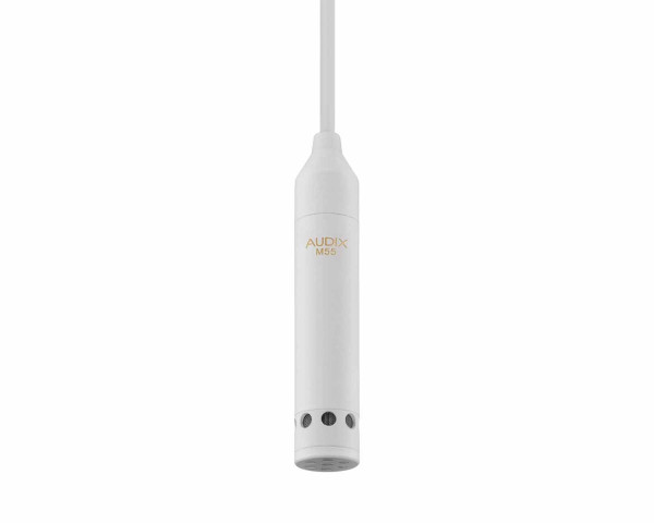 Audix M55W Hanging Ceiling Microphone Cardioid White - Main Image