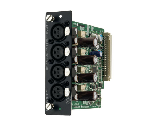 TOA D2000AD1 D2000-Series Mic/Line Input Module - Main Image