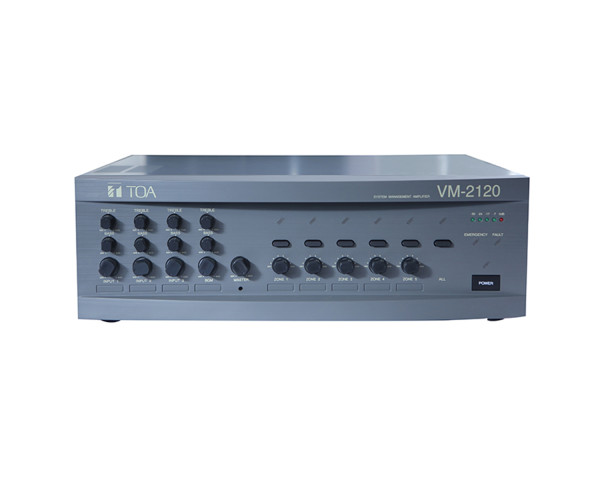 TOA VM2120 System Management Amplifier 100V 120W - Main Image
