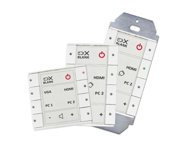 Biamp Impera Echo 8-Button Control Pad White - Main Image