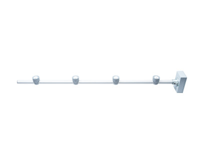 2m Internally Wired Bar c/w 4 X 15A Sockets and Terminal Box