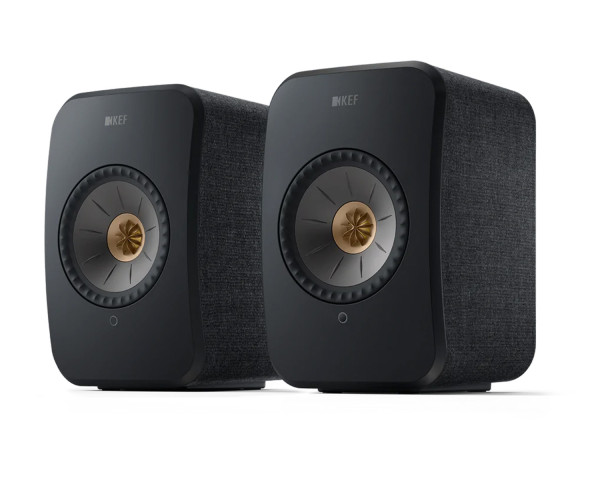 KEF LSX II 4.5 2-Way Uni-Q Wireless Loudspeaker Black PAIR - Main Image