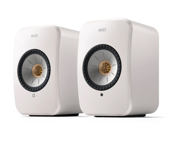 KEF LSX II 4.5 2-Way Uni-Q Wireless Loudspeaker White PAIR - Main Image