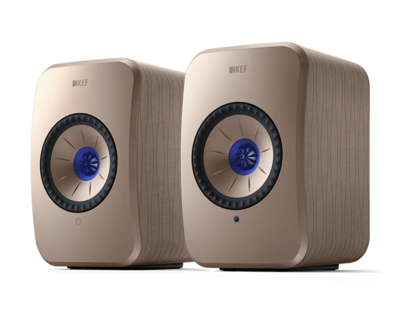 KEF LSX II 4.5 2-Way Uni-Q Wireless Loudspeaker Beige PAIR - Main Image