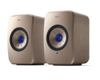 KEF LSX II 4.5 2-Way Uni-Q Wireless Loudspeaker Beige PAIR - Image 1