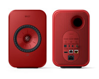 KEF LSX II 4.5 2-Way Uni-Q Wireless Loudspeaker Red PAIR - Image 2