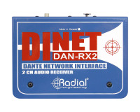 Radial DiNET DAN-RX2 Dual Output Dante Endpoint - Image 2