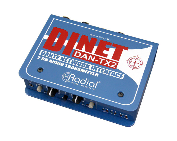 Radial DiNET DAN-TX2 2-Channel 4 bit/96kHz Digital to Analogue Converter - Main Image