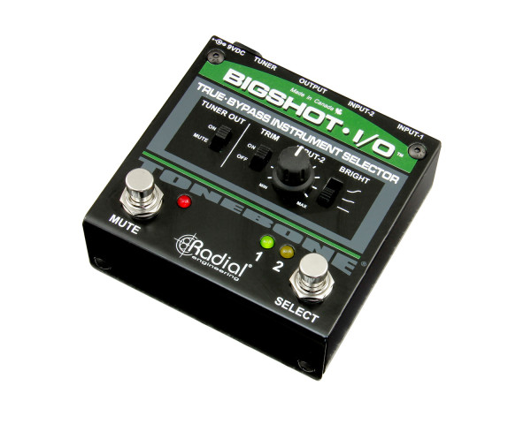 Radial BigShot In/Out True-Bypass 2-Instrument Selector Footswitch - Main Image