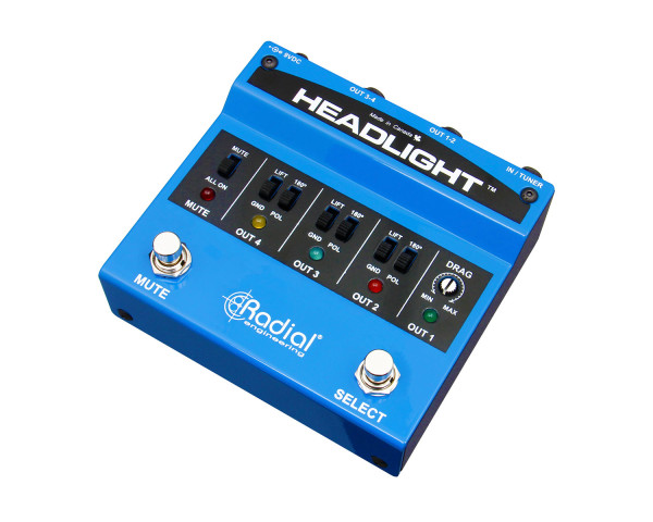 Radial Headlight Four-Output Guitar Amp Selector - Main Image