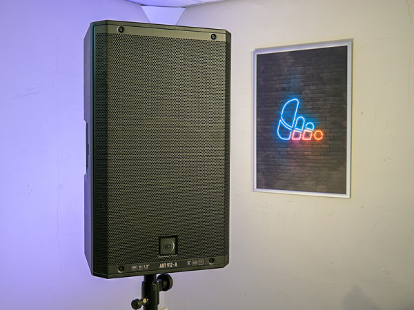 RCF ART 9 Speaker on Speaker Stand