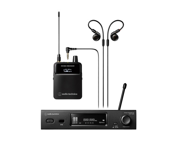 Audio Technica ATW-3255 IEM System 580-714 MHz (EG2) Inc ATH-E40 Earphones - Main Image