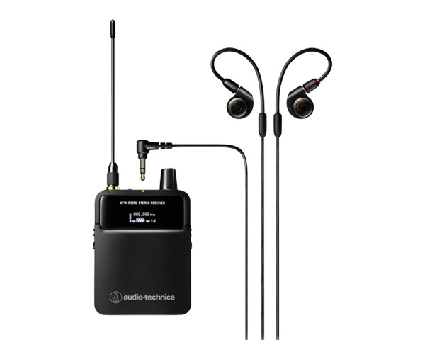 Audio Technica ATW-R3250 IEM Receiver 580-714 MHz (EG2) Inc ATH-E40 Earphones - Main Image