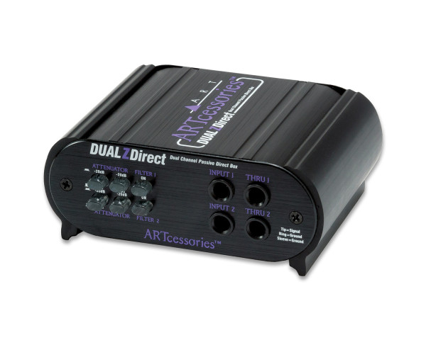ART Pro Audio DualZDirect Dual Professional Passive Direct Box - Main Image