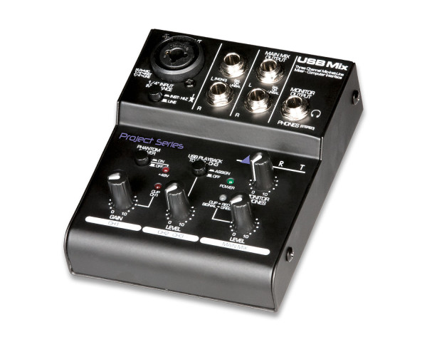 ART Pro Audio USB Mix 3-Channel USB Mixer PC Interface - Main Image