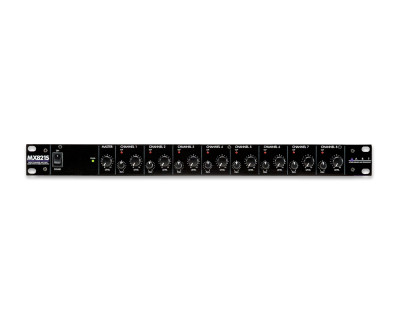MX821S 8-Channel Mic/Line Mixer with Stereo Outputs 19" 1U