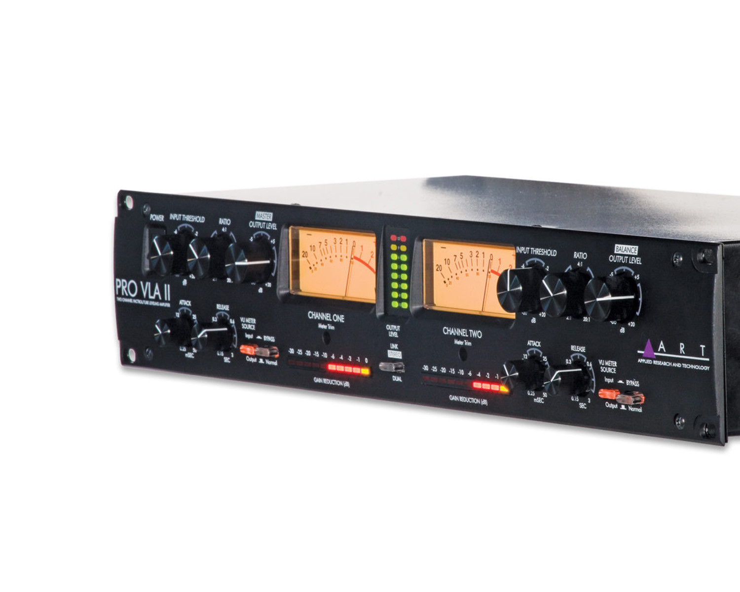 Pro VLA II 2Ch Vactrol-Based Compressor XLR + 1/4 in/out 2U