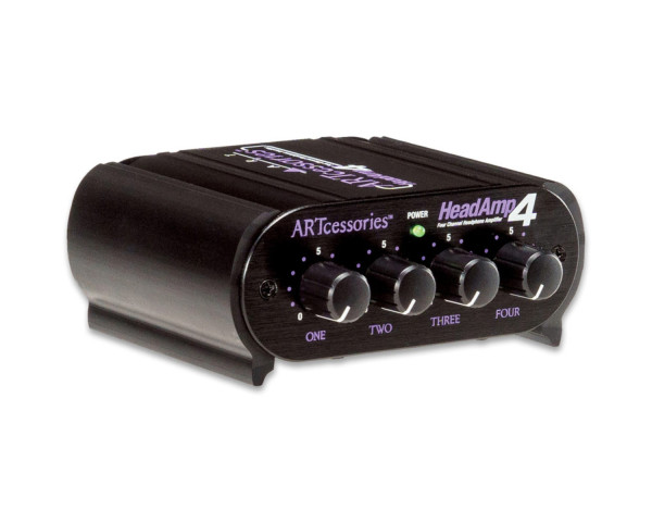 ART Pro Audio HeadAMP 4 4Ch Stereo Headphone Amplifier - Main Image