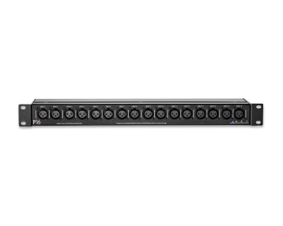 P16 16Ch Balanced Patch Bay XLR Connectors 19" 1U