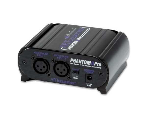 ART Pro Audio Phantom II Pro 2Ch Phantom Power Supply - Main Image