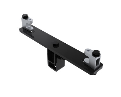 KBD1000L-B Girder Bracket 230mm-320mm Variable Angle Drop Black