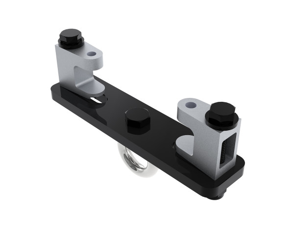 Powerdrive KBD3000S-B Girder Bracket 75mm-155mm M12 Eyebolt Black - Main Image