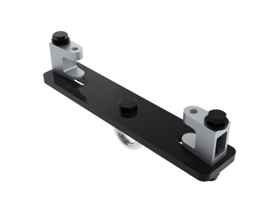 KBD3000M-B Girder Bracket 145mm-235mm M12 Eyebolt Black