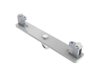 KBD3000L-W Girder Bracket 230mm-320mm M12 Eyebolt White