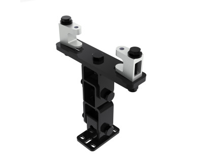 KBD4050S-B Girder Bracket 75mm-155mm Type 50 Plate Black